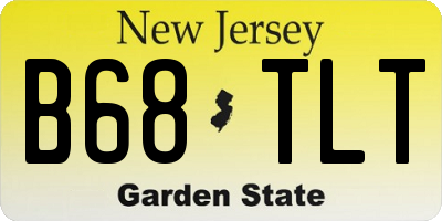 NJ license plate B68TLT