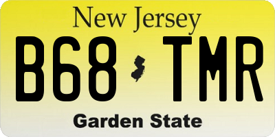 NJ license plate B68TMR