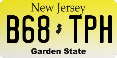 NJ license plate B68TPH