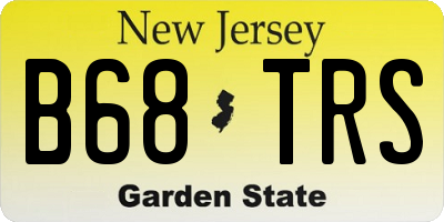 NJ license plate B68TRS