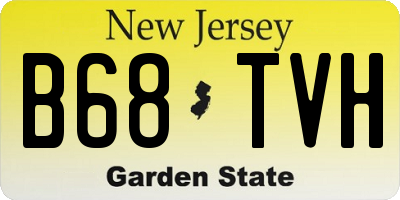 NJ license plate B68TVH