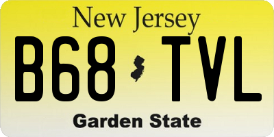 NJ license plate B68TVL