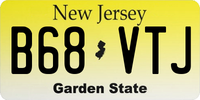 NJ license plate B68VTJ