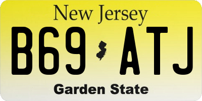 NJ license plate B69ATJ