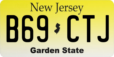 NJ license plate B69CTJ