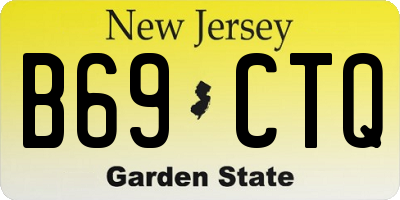 NJ license plate B69CTQ