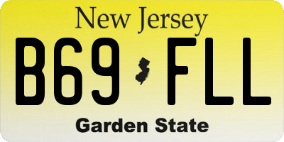 NJ license plate B69FLL