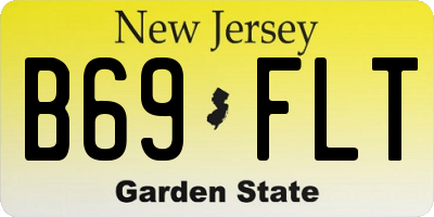 NJ license plate B69FLT