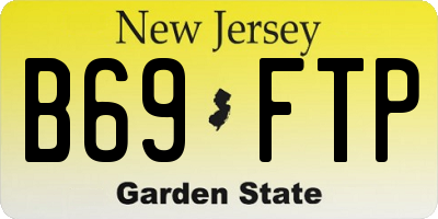 NJ license plate B69FTP