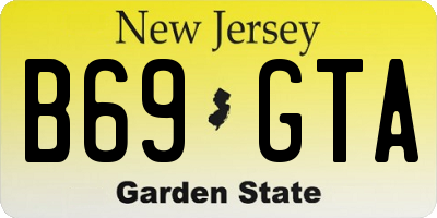 NJ license plate B69GTA