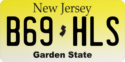 NJ license plate B69HLS