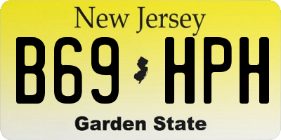 NJ license plate B69HPH