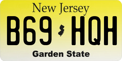 NJ license plate B69HQH
