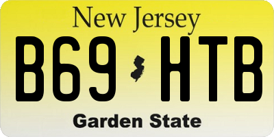 NJ license plate B69HTB