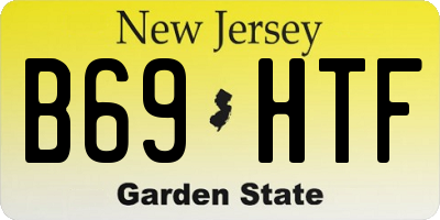 NJ license plate B69HTF