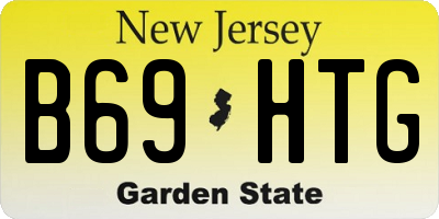 NJ license plate B69HTG