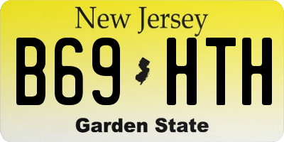 NJ license plate B69HTH