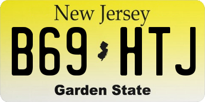 NJ license plate B69HTJ