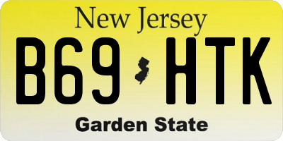 NJ license plate B69HTK