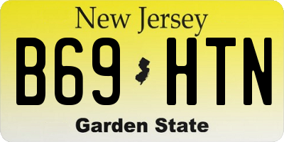 NJ license plate B69HTN