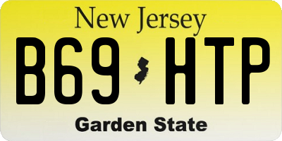 NJ license plate B69HTP