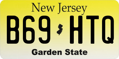 NJ license plate B69HTQ