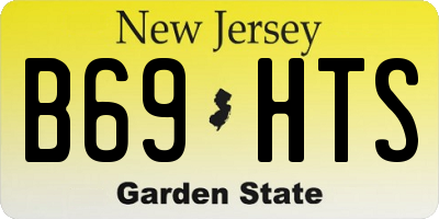 NJ license plate B69HTS