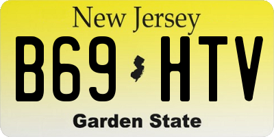 NJ license plate B69HTV