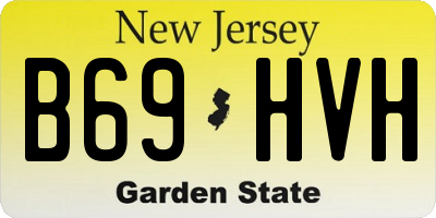 NJ license plate B69HVH