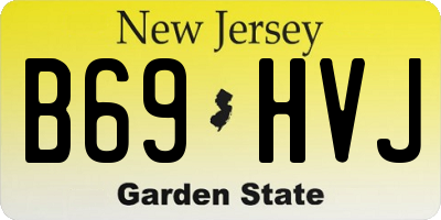 NJ license plate B69HVJ