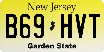 NJ license plate B69HVT