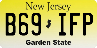 NJ license plate B69IFP