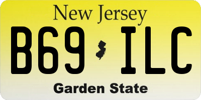NJ license plate B69ILC