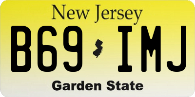 NJ license plate B69IMJ