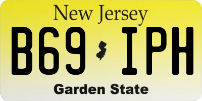 NJ license plate B69IPH