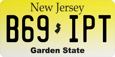 NJ license plate B69IPT