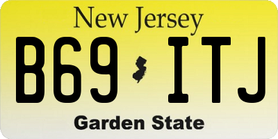 NJ license plate B69ITJ