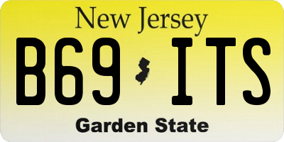 NJ license plate B69ITS