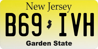 NJ license plate B69IVH