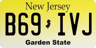 NJ license plate B69IVJ