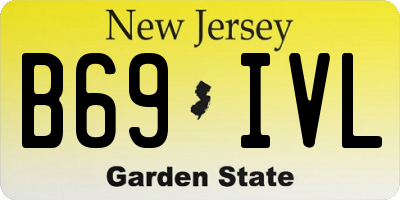 NJ license plate B69IVL