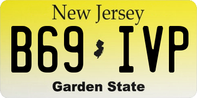 NJ license plate B69IVP