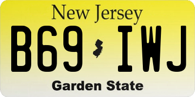 NJ license plate B69IWJ