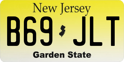 NJ license plate B69JLT