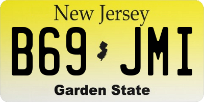 NJ license plate B69JMI