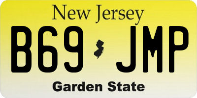 NJ license plate B69JMP