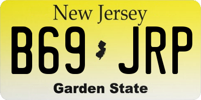 NJ license plate B69JRP