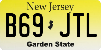 NJ license plate B69JTL