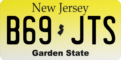 NJ license plate B69JTS