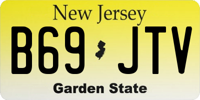 NJ license plate B69JTV